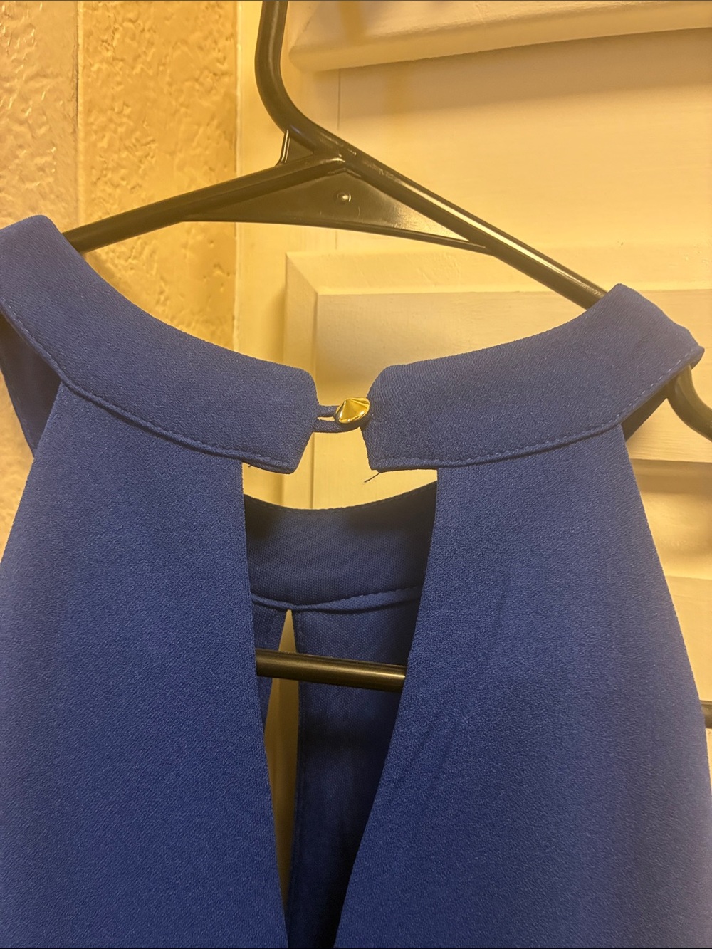 bebe cobalt Blue Halter Midi Dress with Flared Hem NWT - Picture 8 of 14